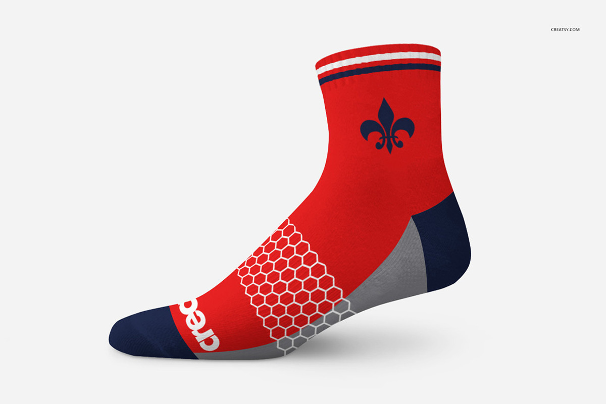 Athletic Socks 3 Types Mockup Set, a Product Mockup by Creatsy (Photo 3 of 7)