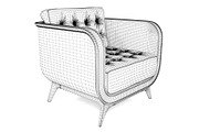 Brando armchair, a Furniture 3D Model by inDahouze (Thumbnail 8 of 10)
