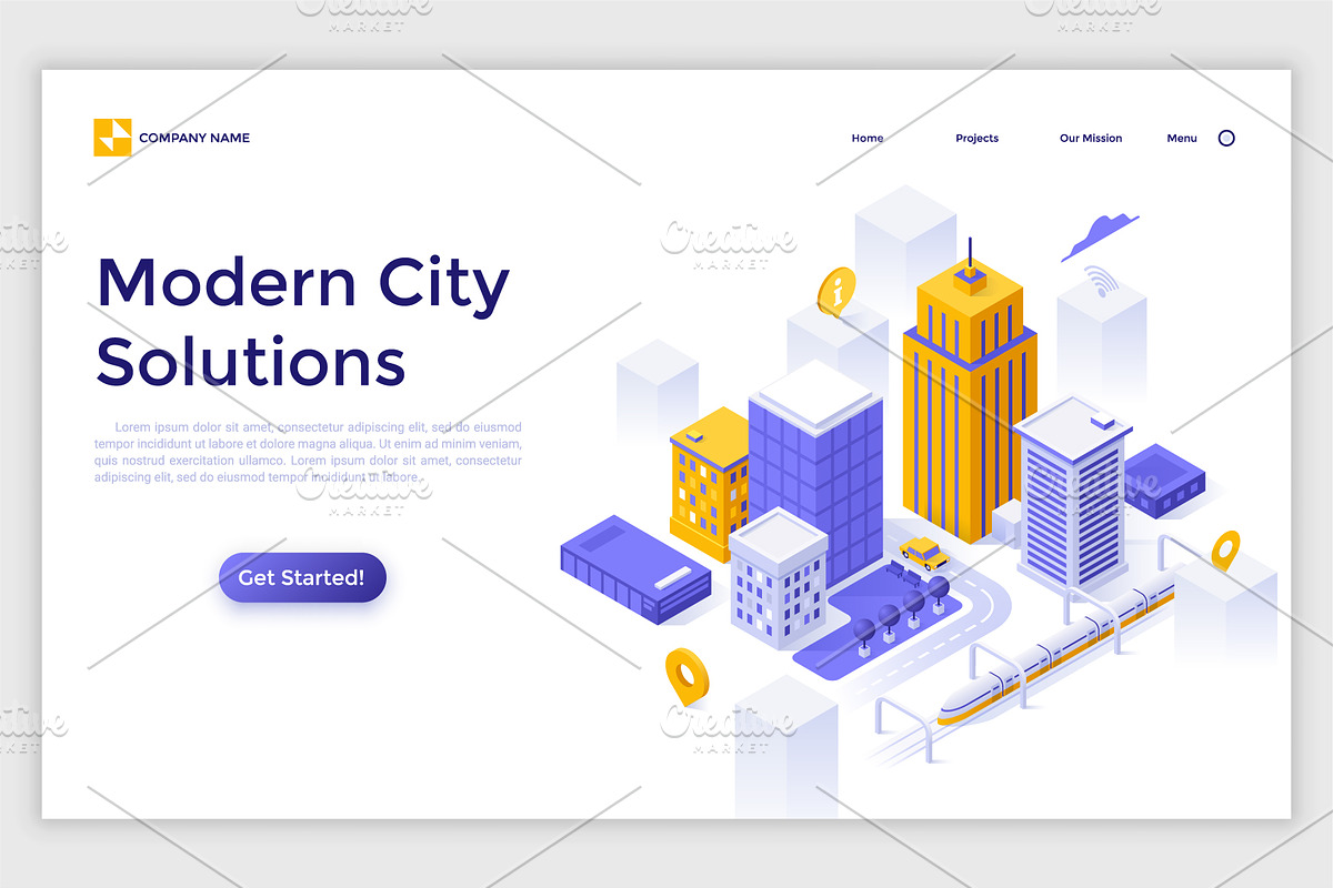 Isometric Solutions Mini. Part 6, a Templates & Theme by Andrew Kras Design (Photo 18 of 24)