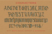 Gargamoth - Blackletter Typeface, a Blackletter Font by Letterhend Studio (Thumbnail 8 of 8)