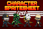 Characters Spritesheet 20, an Illustration by pzUH (Thumbnail 1 of 5)