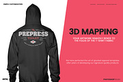 Mens Ghosted Zip Hoodie Templates, a Hoody Mockup by PrePress Toolkit (Thumbnail 6 of 7)