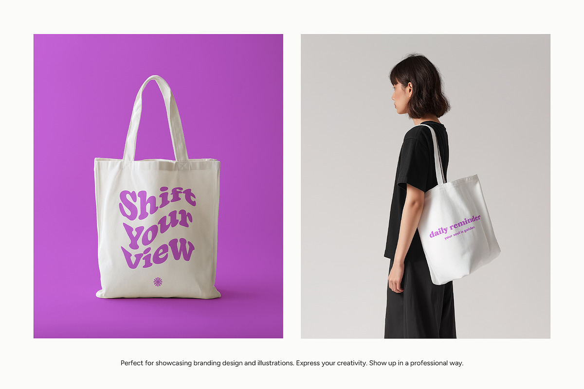 Tote Bag Mockup Bundle, a Merchandise Mockup by Wildfield Studio (Photo 2 of 6)