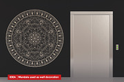 300 Vector Mandala Ornaments, a Decorative Illustration by pixaroma (Thumbnail 46 of 49)