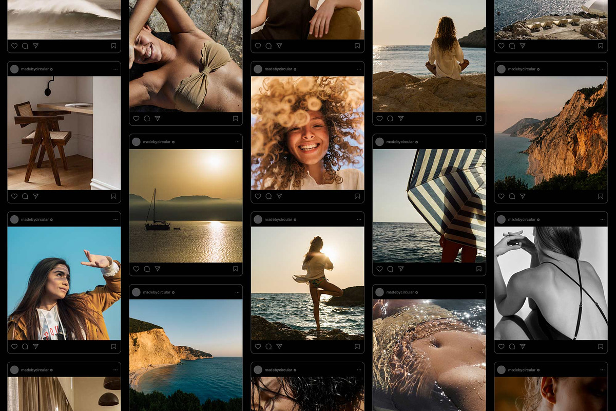 FRAMES / Instagram Vector Mockup Kit, a Social Media Template by Circular (Photo 5 of 20)