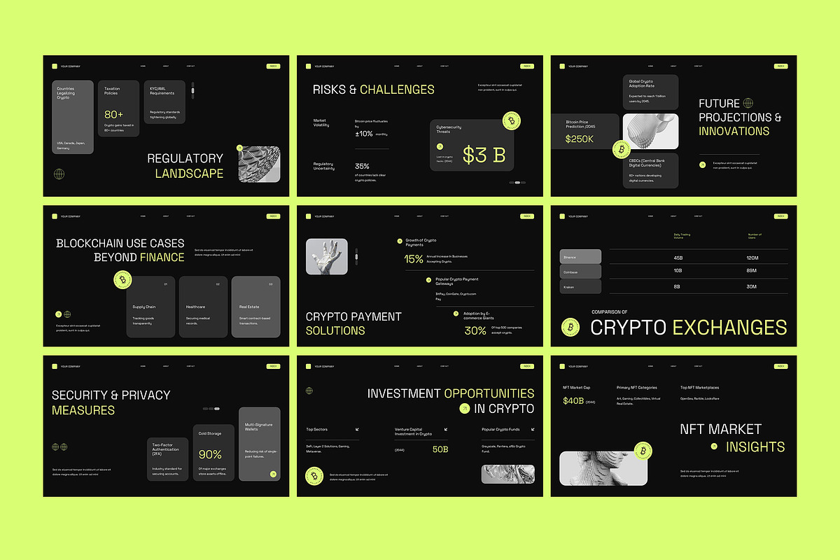 Cryptocurrency Business Google Slide preview 4