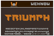 rhinoceros break the wall font, a Font by weknow (Thumbnail 3 of 5)
