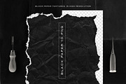 Black paper textures, a Texture Graphic by Retro Machine (Thumbnail 4 of 6)