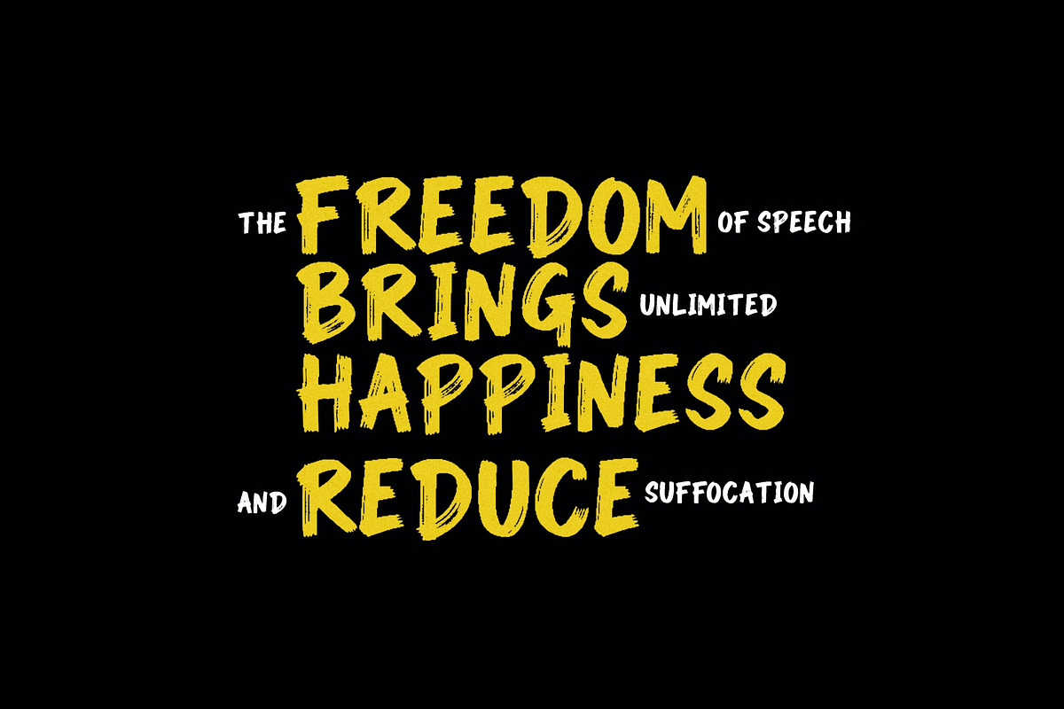 QuakDuck - Brush Font, a Sans Serif Font by NazmulsDesign (Photo 12 of 16)