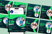 Healthcare social media template, a Social Media Template by vectorlnk (Thumbnail 1 of 4)