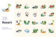 Resorts 3D Icons Set Bundle, an Object Graphic by Aimagenarium@gmail.com (Thumbnail 1 of 21)