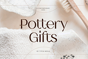 Pottery Gifts Sans, a Sans Serif Font by Typia Nesia (Thumbnail 1 of 13)