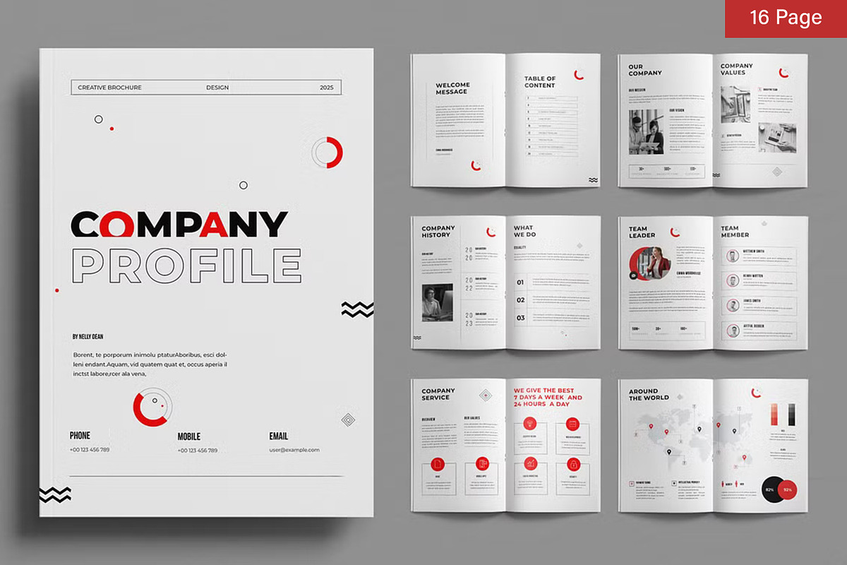 Company Profile Bundle, a Brochure Template by ContestDesign (Photo 9 of 24)