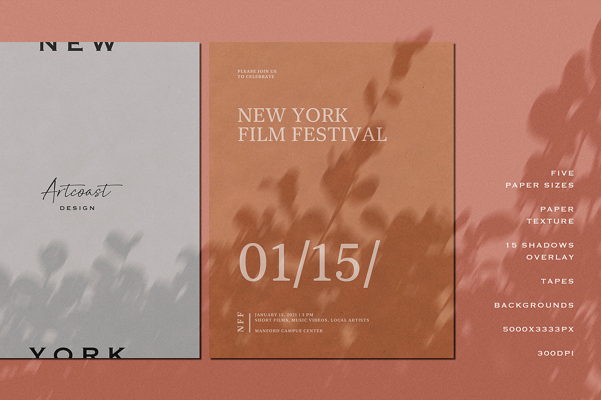 Sunset Shadow Paper Mockup Creator, a Marketing Template by Artcoast Std. (Photo 2 of 13)