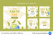 Earth Day - Social Media Template, a Social Media Template by ryelart.design (Thumbnail 2 of 4)