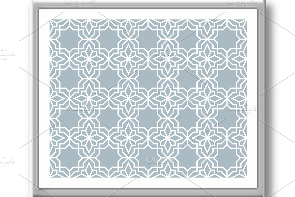 Abstract geometry pattern, a Pattern Graphic by RODINA (Photo 3 of 3)