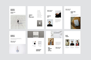 MODEN - Keynote A4 Vertical Template