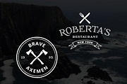 5 Vintage Logos, a Branding & Logo Template by DesignLux (Thumbnail 4 of 5)