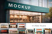 Shop Facade Mockup Generated with AI, an Advertising Mockup by dpi (Thumbnail 1 of 13)