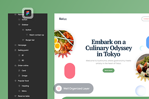 Kohan - Restaurant Landing Page