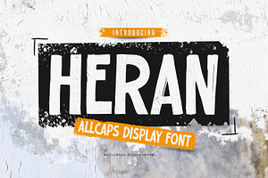 HERAN - All Caps Display Font