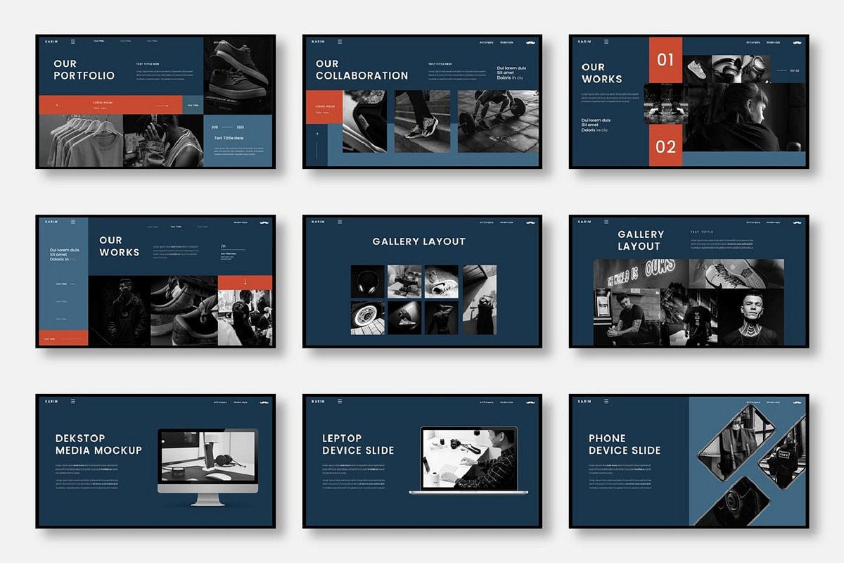 Karim - Business Google Slide Templa, a Presentation Template by Dens Creative Studio (Photo 4 of 6)