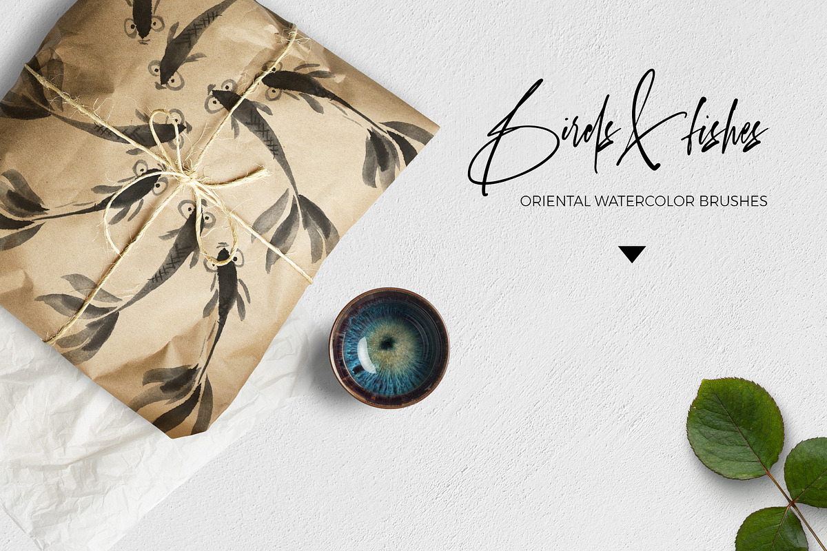 Hokku ☯ watercolor oriental brushset, a Brush Add-On by Beauty Drops (Photo 2 of 10)