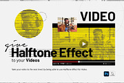 Halftone Effect for video, an Action Add-On by DuoFankaar (Thumbnail 1 of 15)
