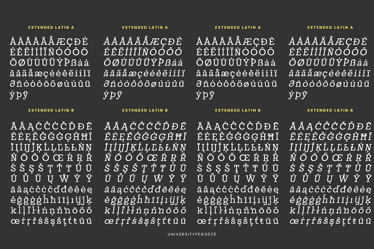 UT Symbold - A Unique Display Font, a Sans Serif Font by Universitype (Photo 8 of 13)
