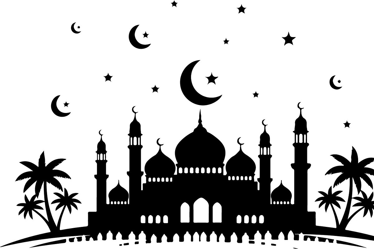 50 Ramadan Iftar Silhouette Bundle, an Illustration by Gfx_Store (Photo 45 of 49)