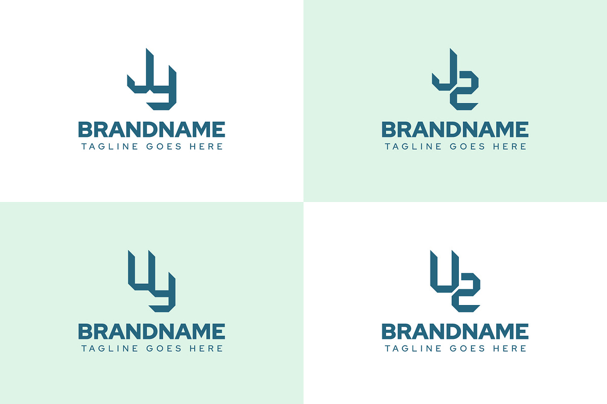 Letters JY JZ UY UZ Logo Se, a Templates & Theme by Pray Art Design Studio