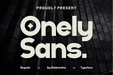 Onely Sans - Modern Sans Typeface