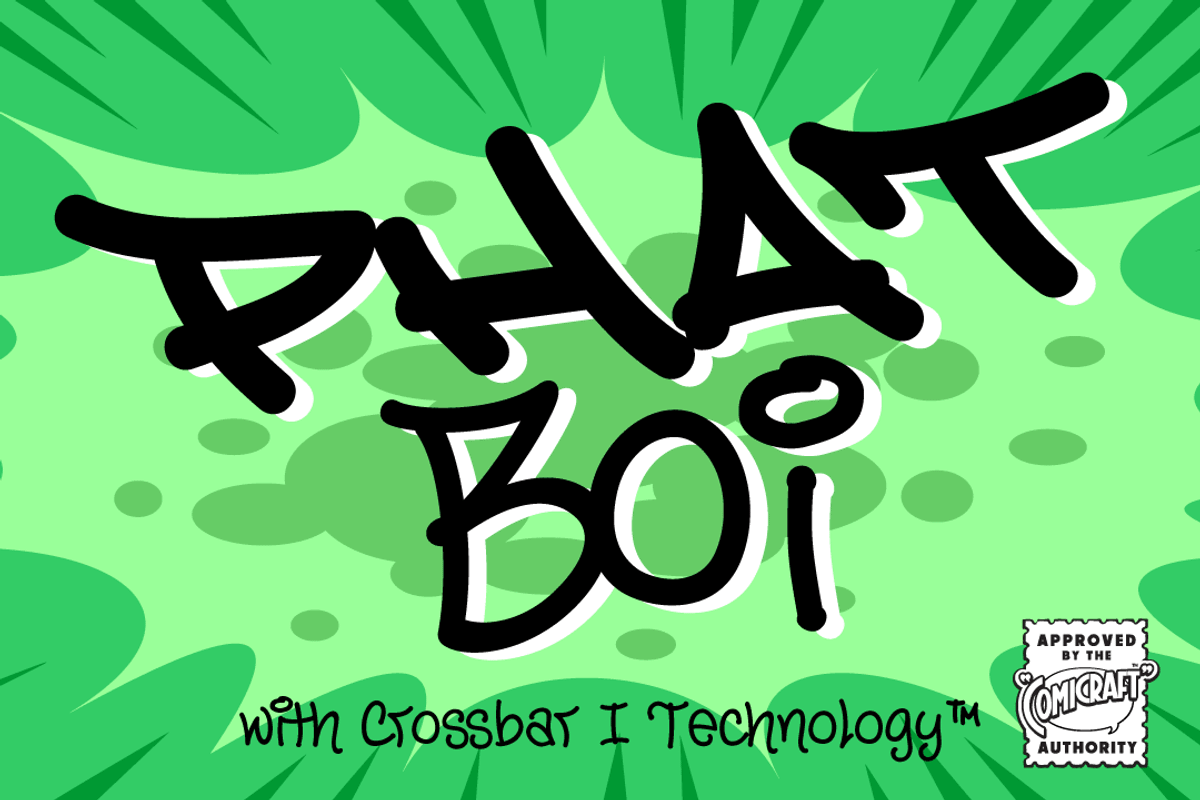 Phat Boi - street graffiti font