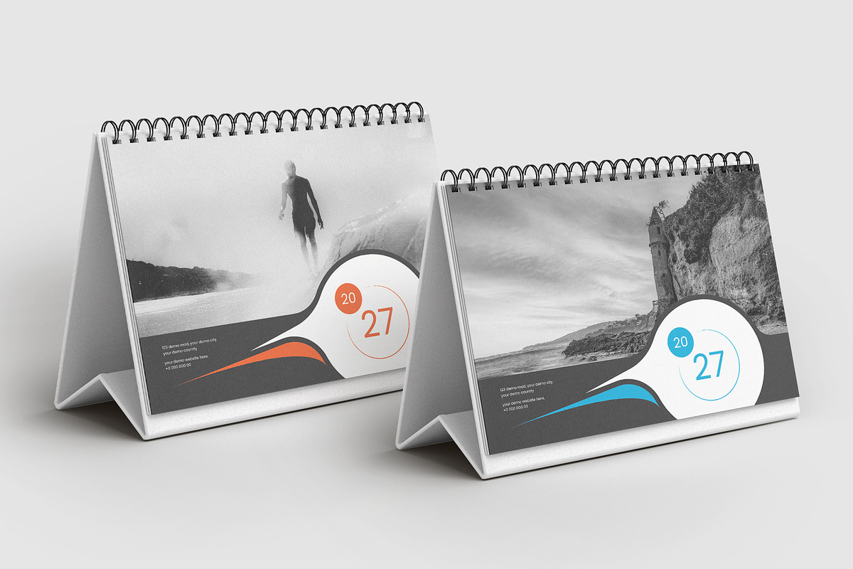 2027 Desk calendar, a Stationery Template by Tanmoy Topu (Photo 2 of 4)