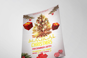 Christmas Party Flyer Template Vol.1, a Flyer Template by ErsanK