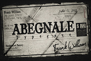 Abegnale Typeface, a Font by Ian Irwanwismoyo (Thumbnail 4 of 7)