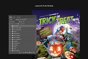 Fun Horror Halloween Party Flyer, a Flyer Template by Bornx Design (Thumbnail 2 of 5)