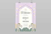 Indian Wedding Welcome Sign Template, a Flyer Template by BrandPacks (Thumbnail 3 of 6)