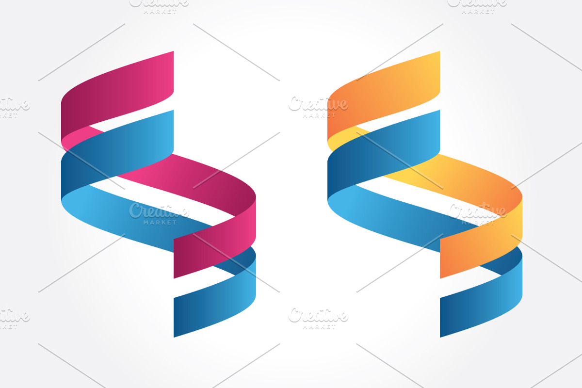 Creative Ribbon Design, a Branding & Logo Template by Toko Pak Sabar