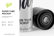 Opened Matte Paper Tube Mockup, a Packaging Mockup by Green Art (Thumbnail 5 of 6)