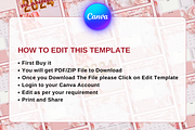 Canva Planner Template, a Magazine Template by MeghaDeharwal (Thumbnail 3 of 3)