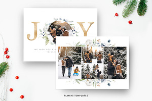 Christmas Card Template CC074