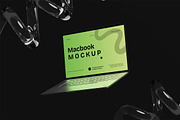 Macbook Mockup, a Mac Mockup by HanaSaka_Studio (Thumbnail 2 of 5)