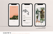 Grown - Plant Care UI Kit, an App Template by CC CREATIVE CO (Thumbnail 3 of 4)