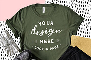 Bella Canvas 3001 Graphic Mockups, a Shirt Mockup by lock and page (Thumbnail 42 of 65)