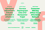 Generic – Formal Release (3 Fonts), a Sans Serif Font by More Etc. Studios (Thumbnail 3 of 10)