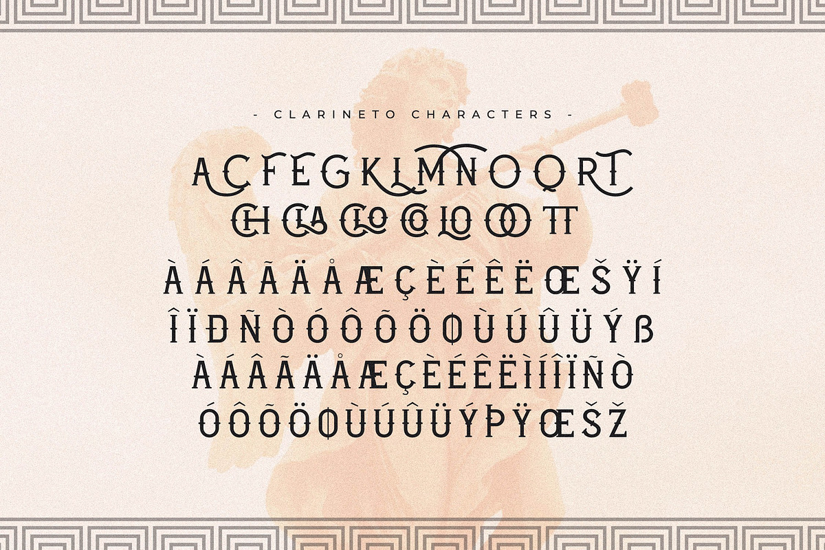 Clarineto A Display Typeface Font, a Serif Font by Storytype Studio (Photo 14 of 15)