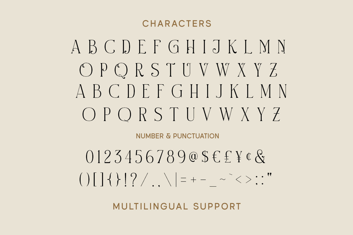 Elysian Manor - Stylish Serif, a Serif Font by Letterhend Studio (Photo 7 of 9)