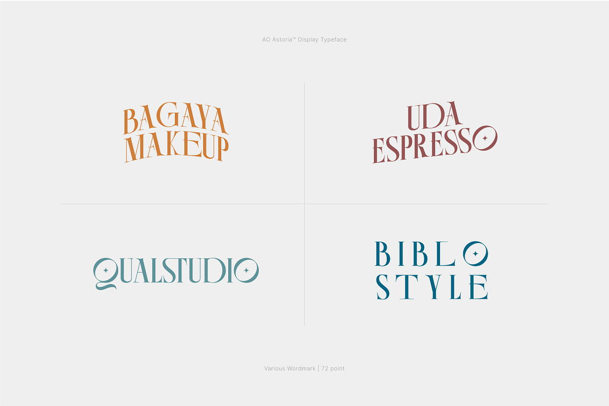 AO Astoria - Display Typeface, a Serif Font by OwunStudio (Photo 14 of 25)