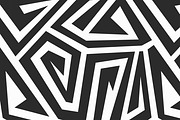 Monochrome Maze Patterns, a Pattern Graphic by Gudiny (Thumbnail 6 of 13)